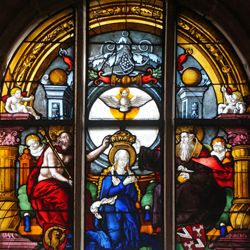 St. Roch's Chapel / Window I / The Assumption of Mary
