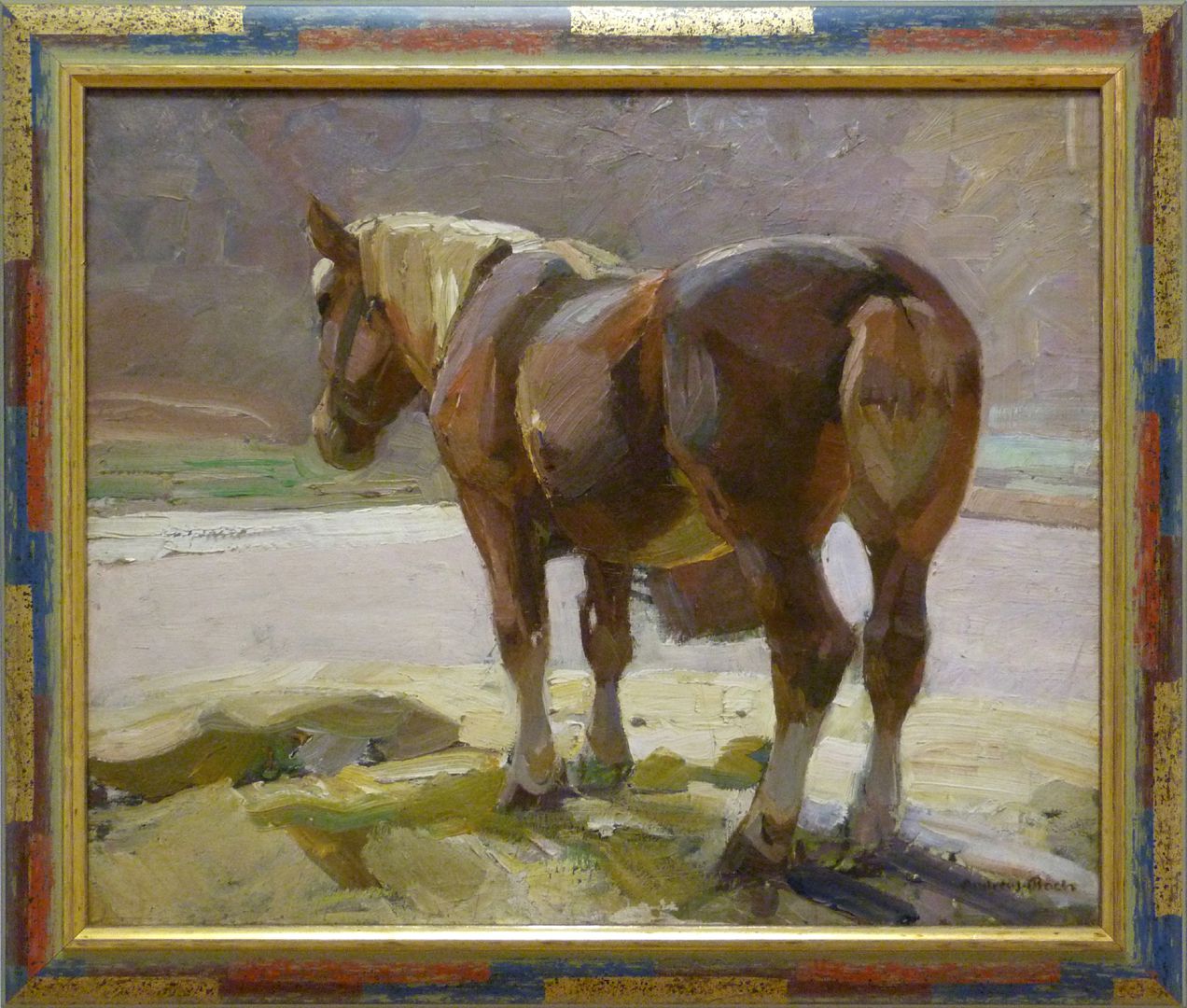 Resting horse 