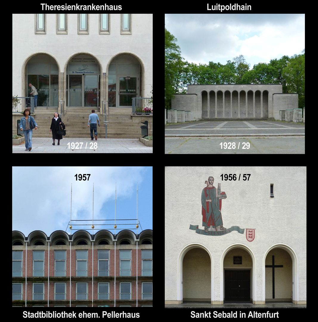 St. Sebald Picture comparison with arches