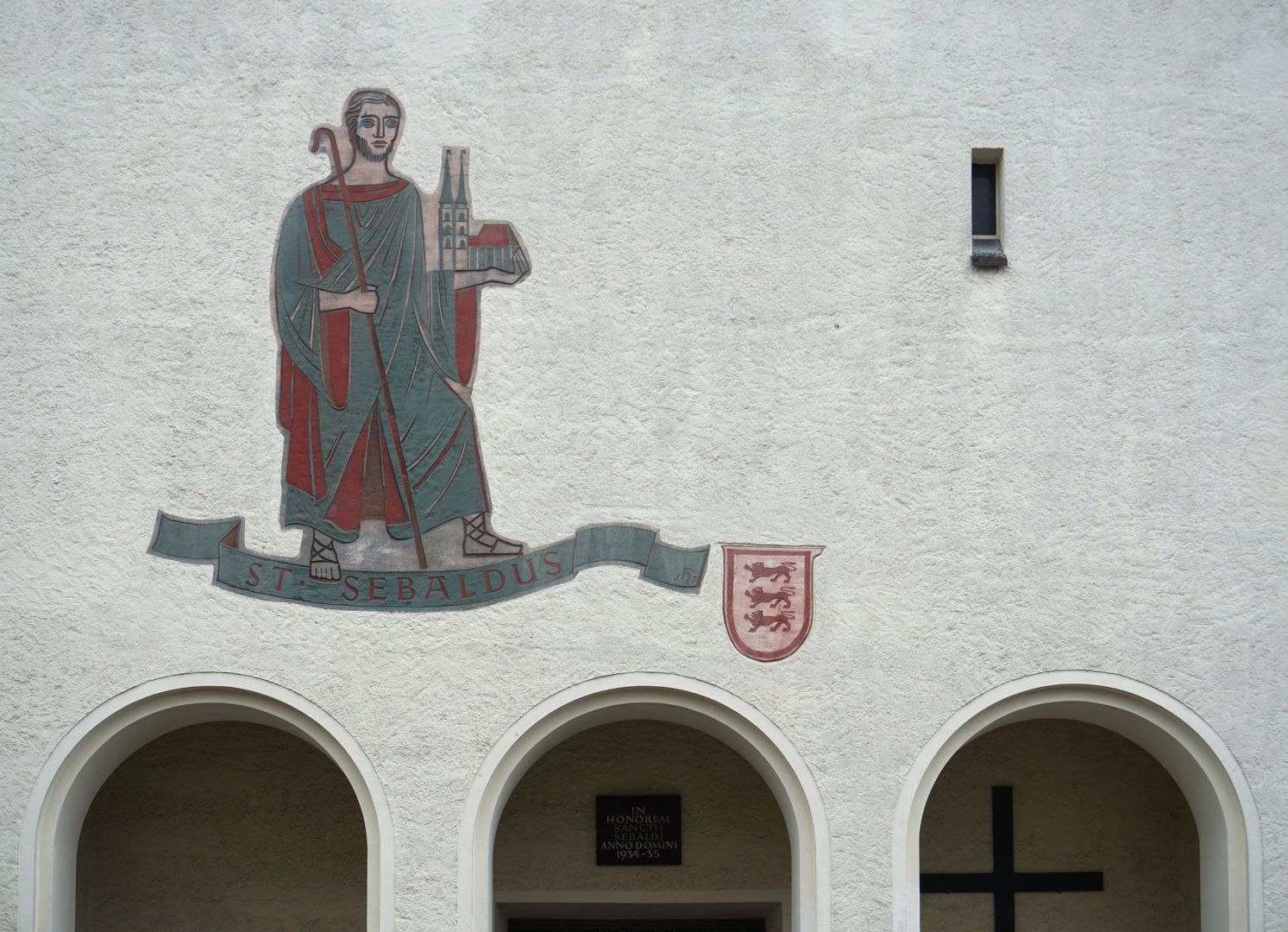St. Sebald Sgraffito on the facade
