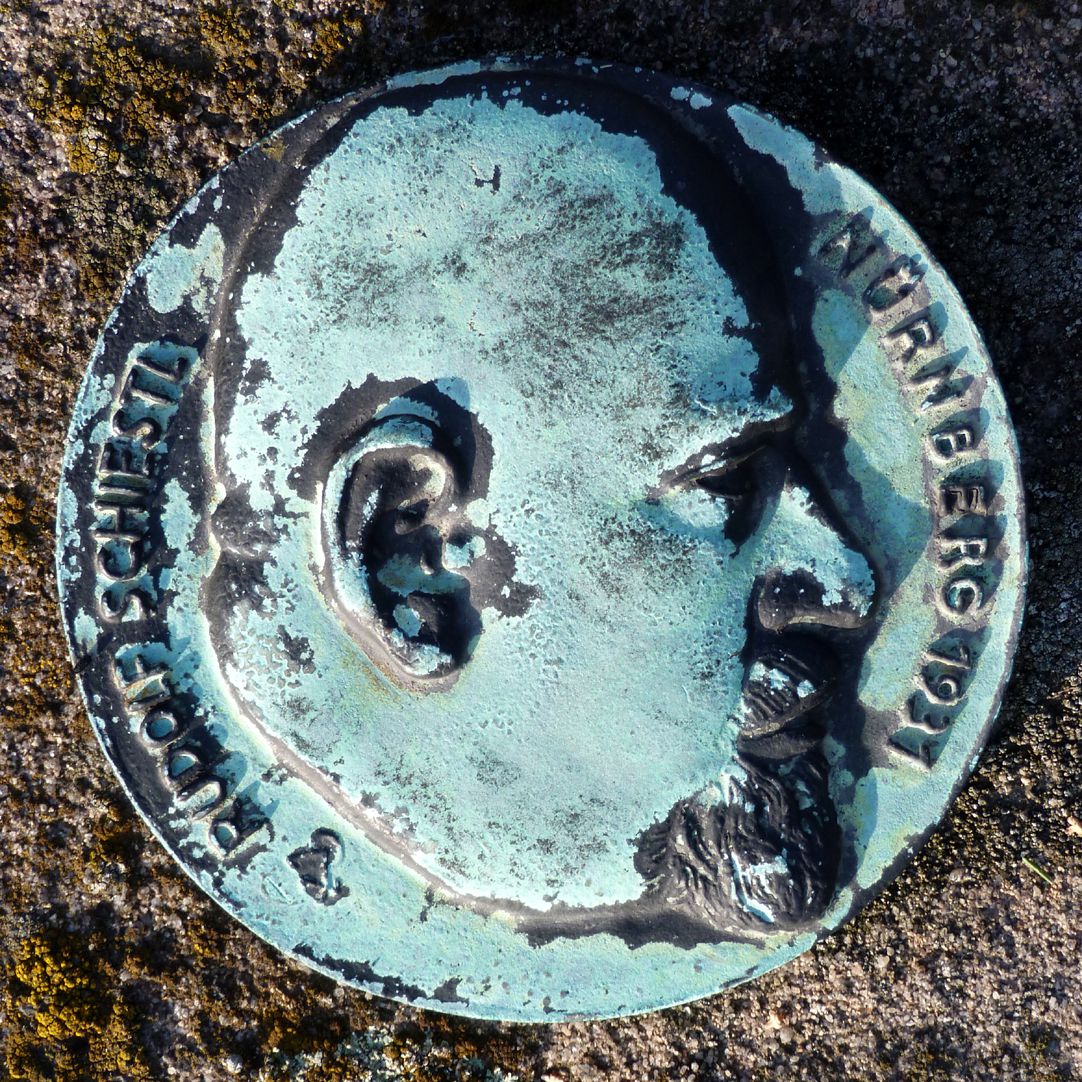 Epitaph Rudolf Schiestl Left commemorative plaque