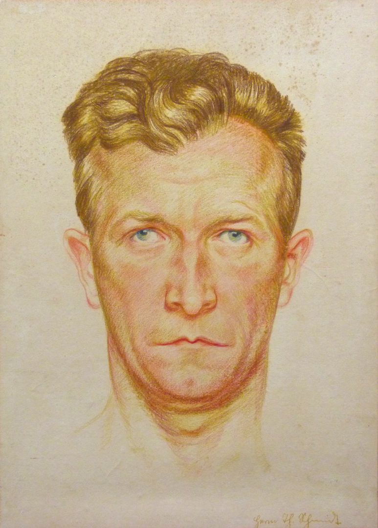 Self-portrait, Hermann Thomas Schmidt Self-portrait