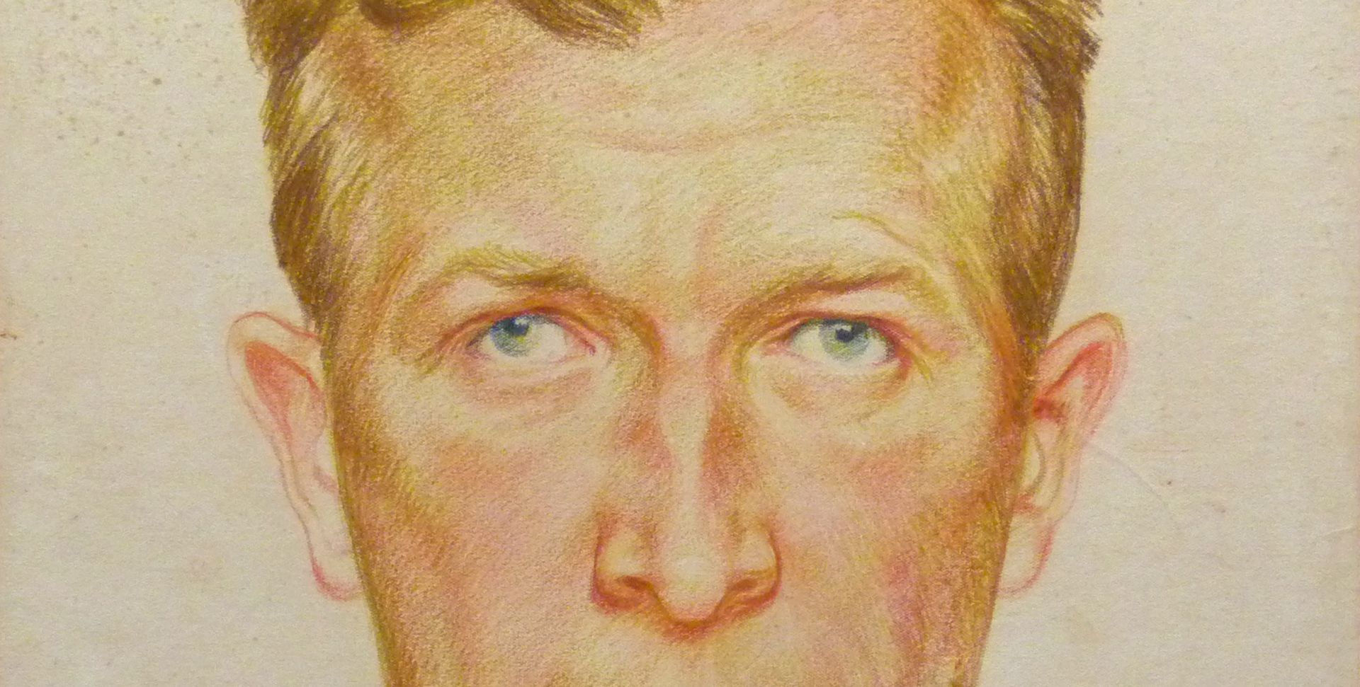 Self-portrait, Hermann Thomas Schmidt Detail