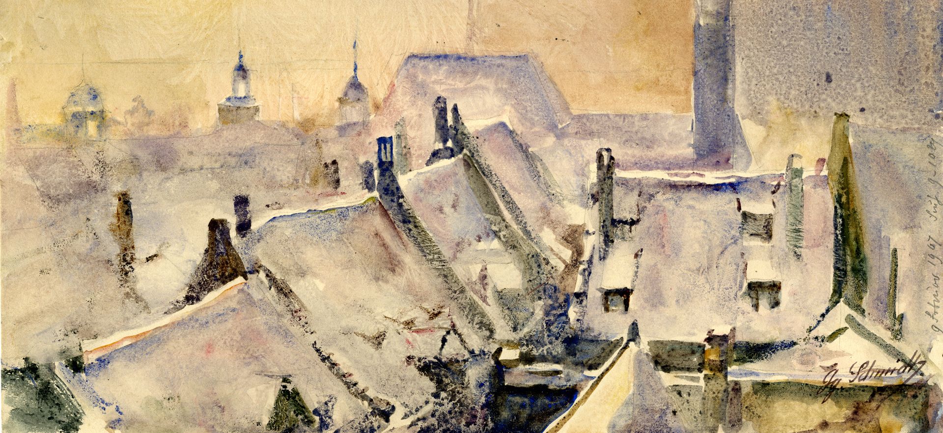 Roofscape of the Old Town of Sebald with the Town Hall and St. Sebaldus Church Detail view with roofscape