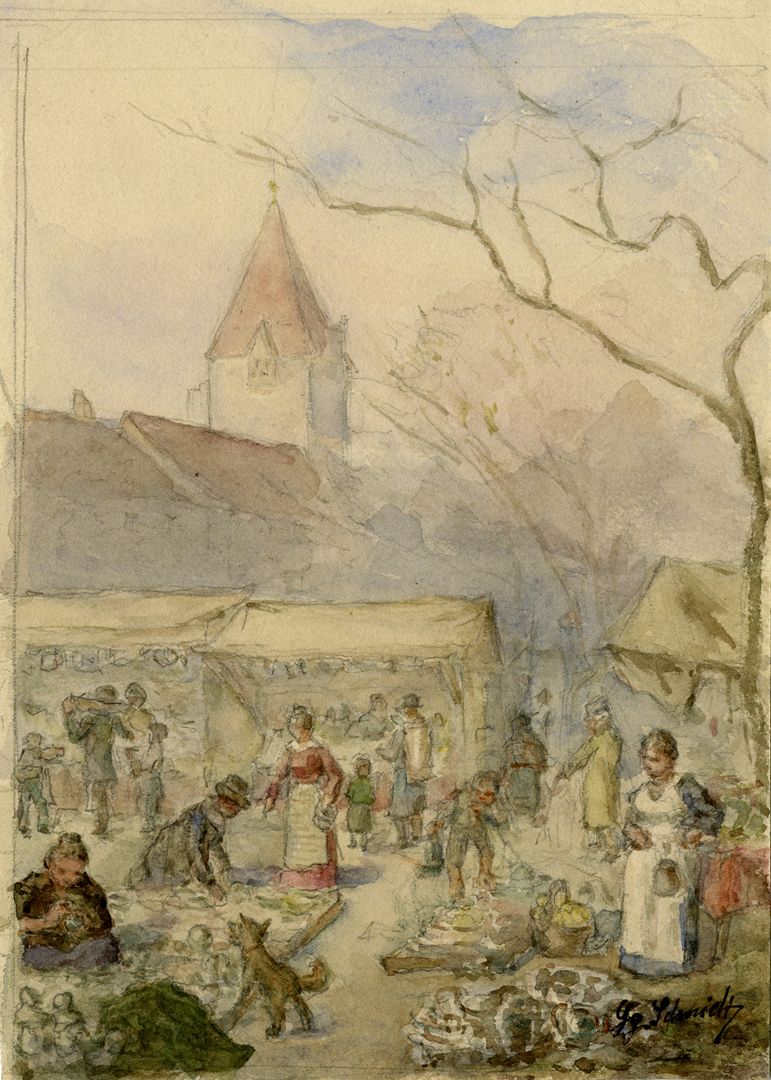 Market on the Hintere Insel Schütt 