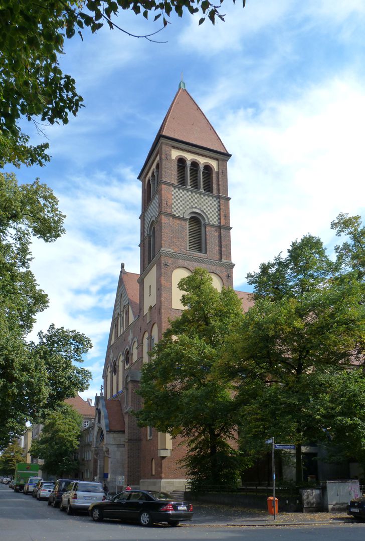 St. Anton Church Gable side and spire