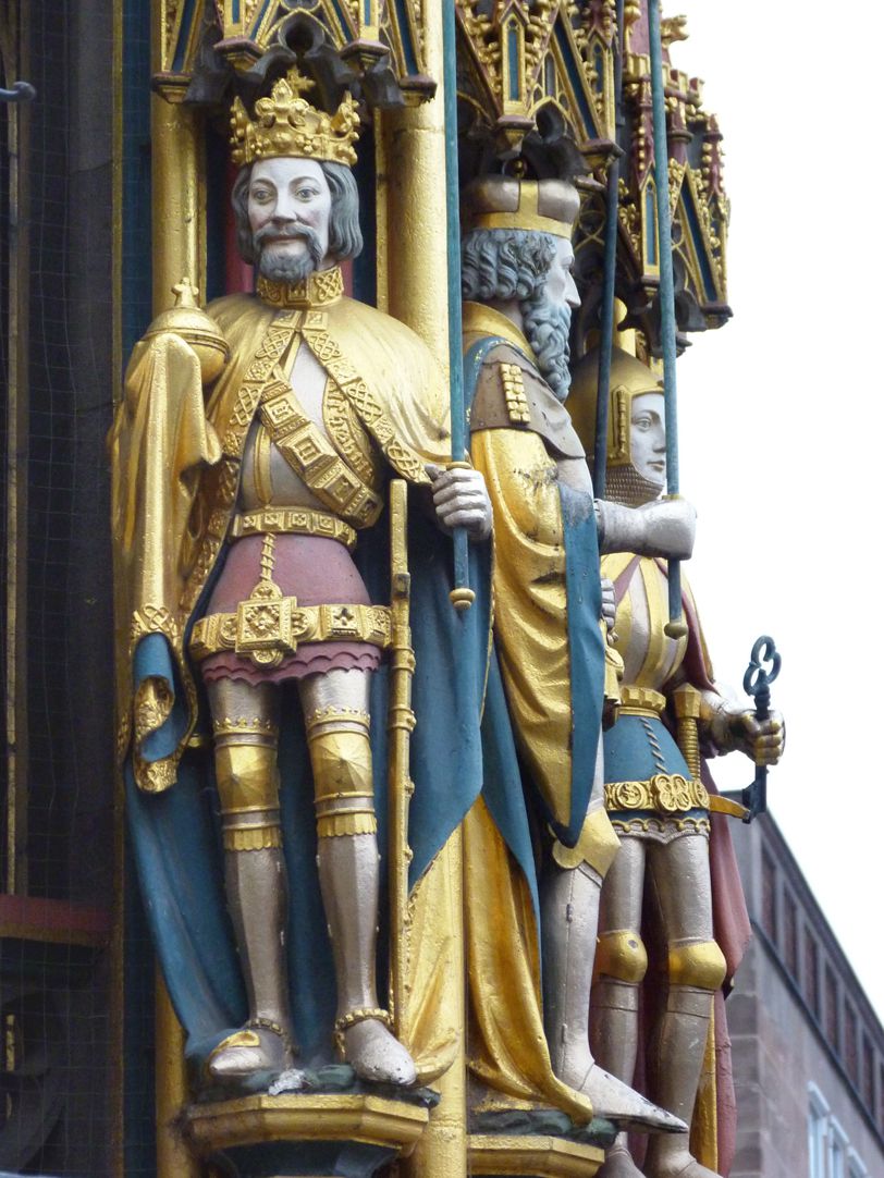 Beautiful fountain King of Bohemia