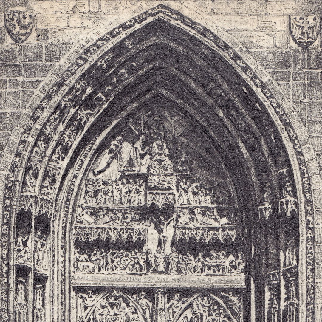 Main portal of St. Lorenz Church Detail