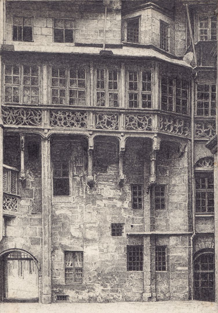 City Hall, Great Inner Court Yard, Yard gallery by Hans Beheim General view