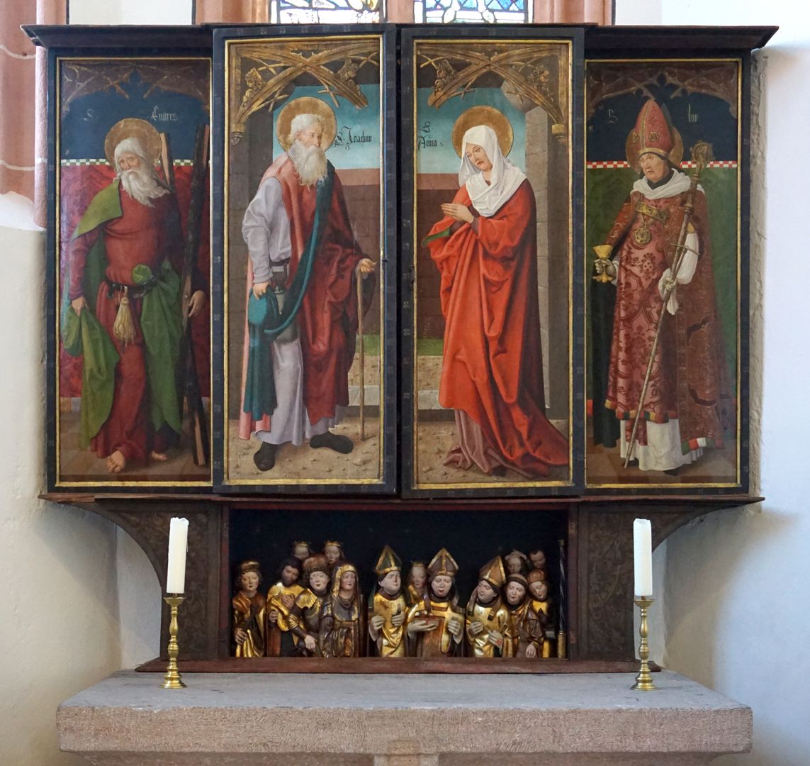 Annen- oder Sippen-Altar Die Passionsseite