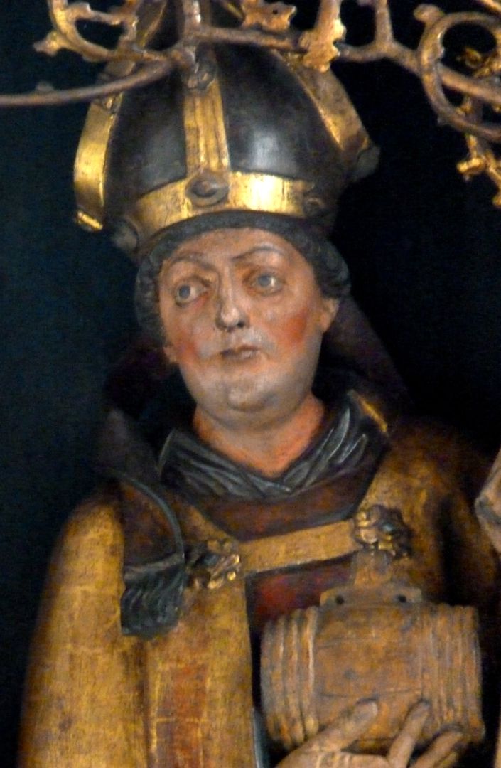 St. Jobst Ottmaraltar, Ottmar, Büste, Umkreis des Veit Stoss, nach 1500