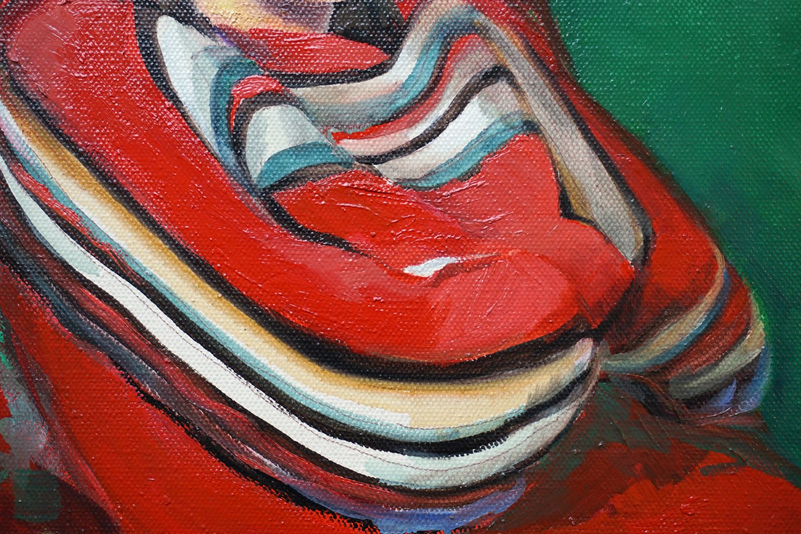 Portrait of a woman Detail