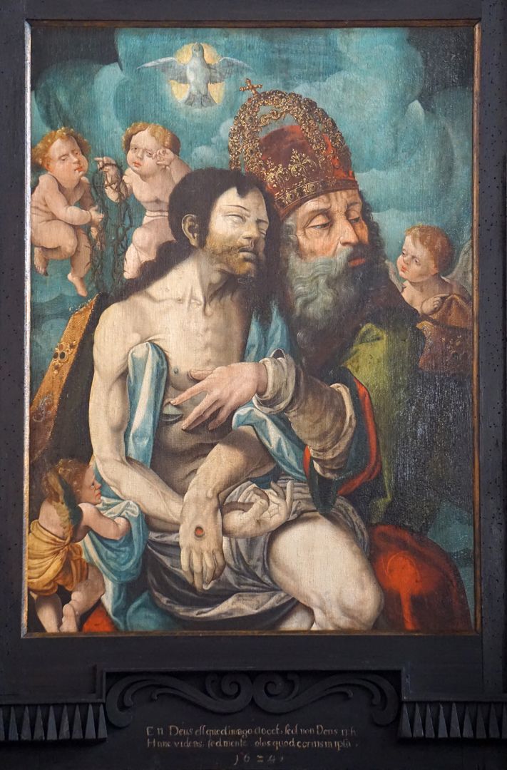 Dürer's foundation plaque Mercy seat