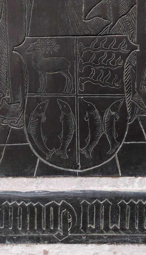 Countess Elisabeth of Stolberg (1447 – 3rd June.1505) Alliance coat of arms Stolberg-Württemberg