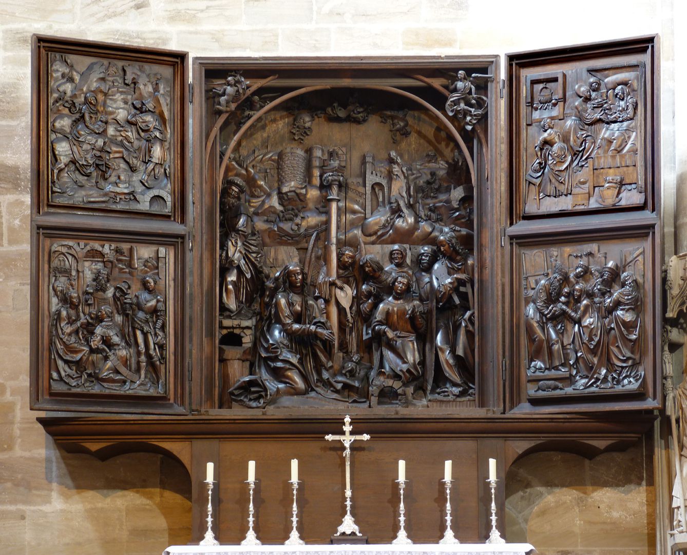 Marien-Altar Retable from the former Carmelite Church