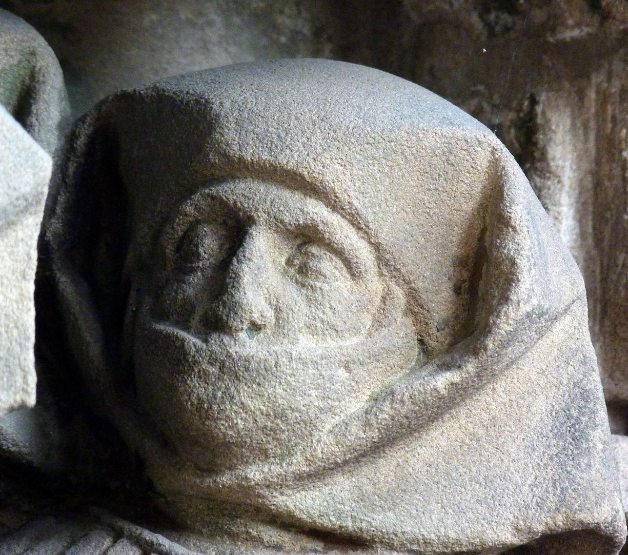 Landauer epitaph Head of Cecily, neé Landauer (d. 1499), wife of Hans Starck