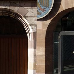 Twin portals of Council Chamber and New City Hall