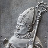 Bronze tomb slab of the Bishop Thilo of Trotha