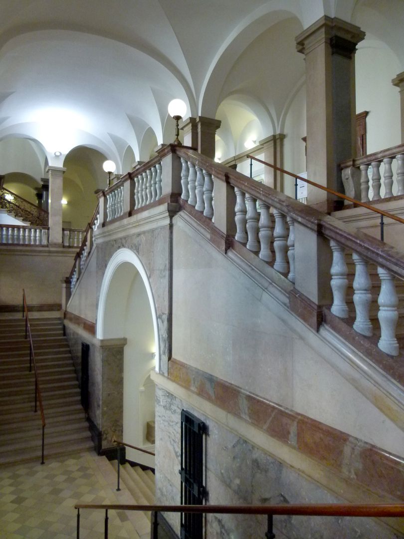 Former Bavarian Trade and Business Institute (Landesgewerbeanstalt) View of the stairwell