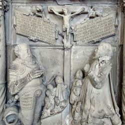Grabdenkmal des Wilhelm von Wiesenthau und seiner Frau Anna