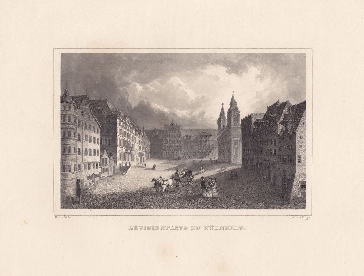 Egidienplatz at Nuremberg 