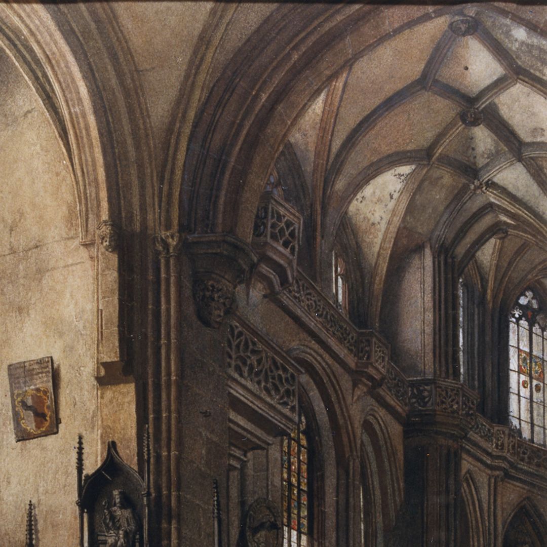 Wolfgangsaltar in der Lorenzkirche Blick in den nördlichen Hallenchor von St. Lorenz
