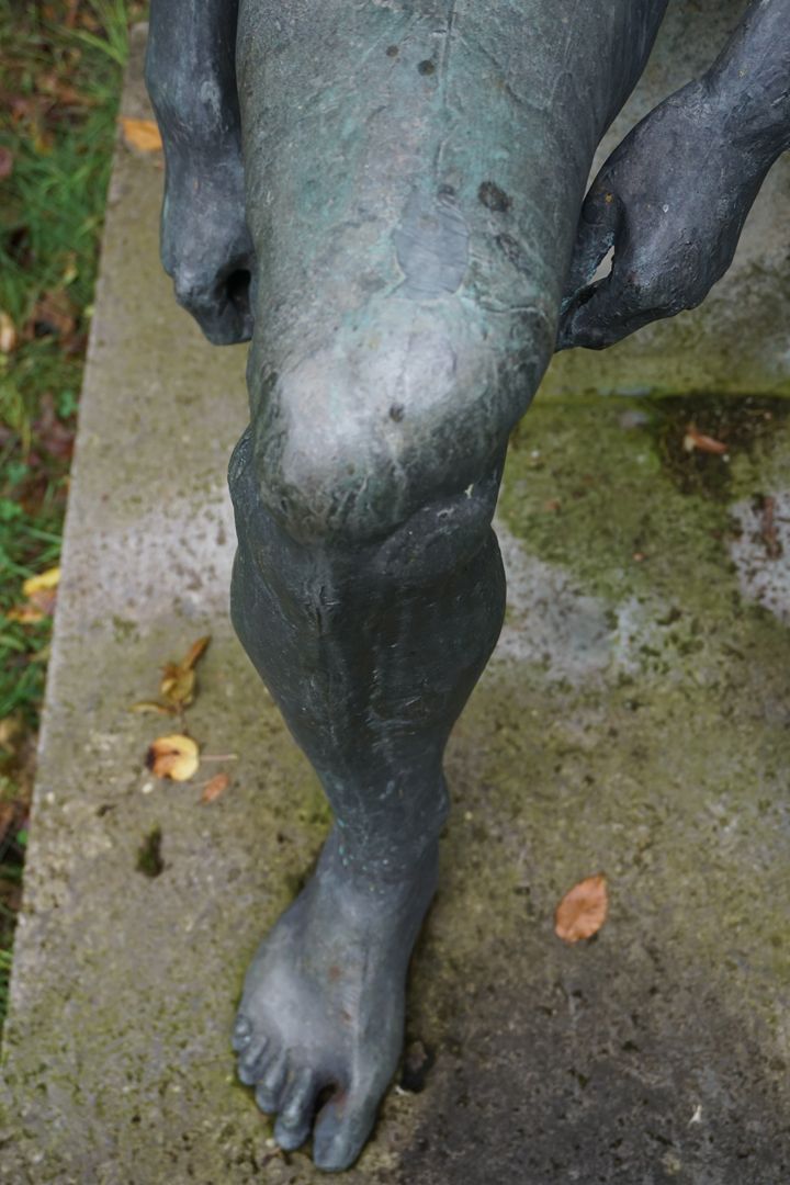 Sitting Bronze Figure 